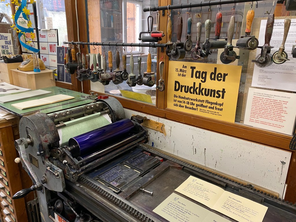 Buchdruck wie vor 500&nbsp;Jahren